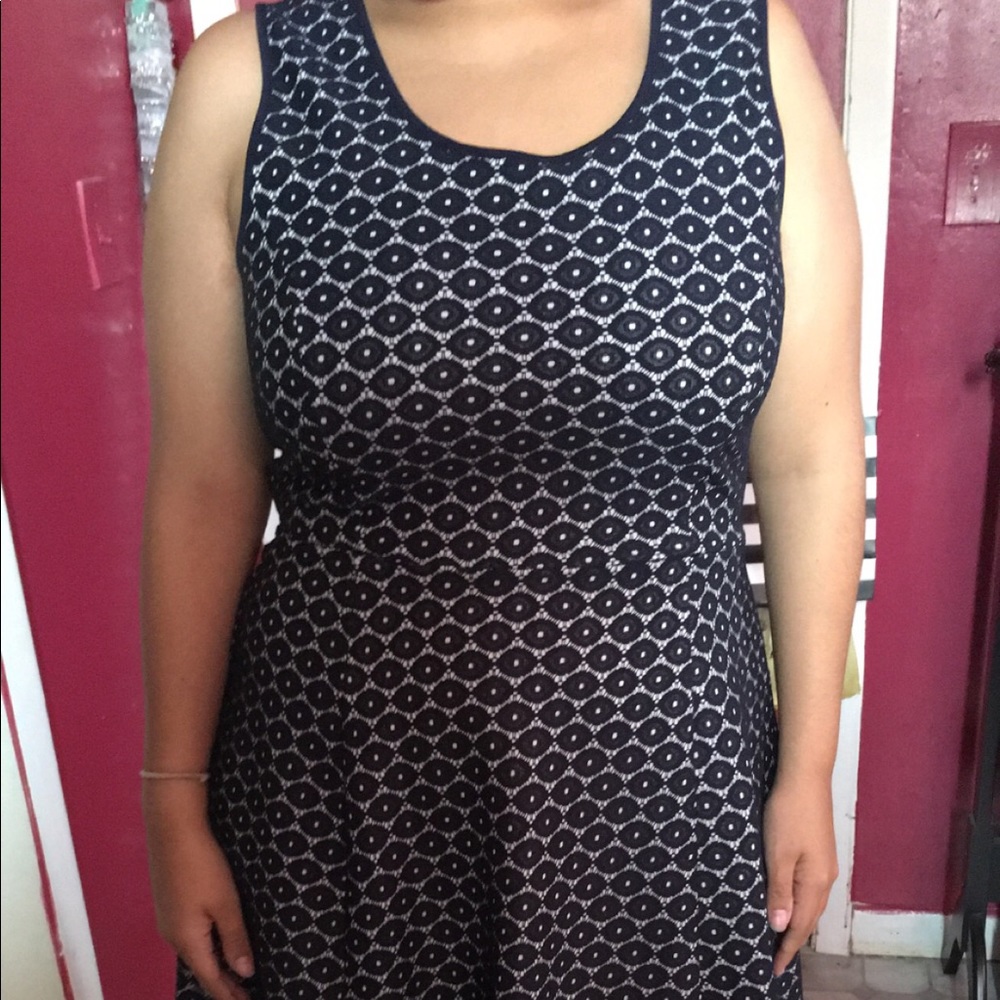 Navy blue dress